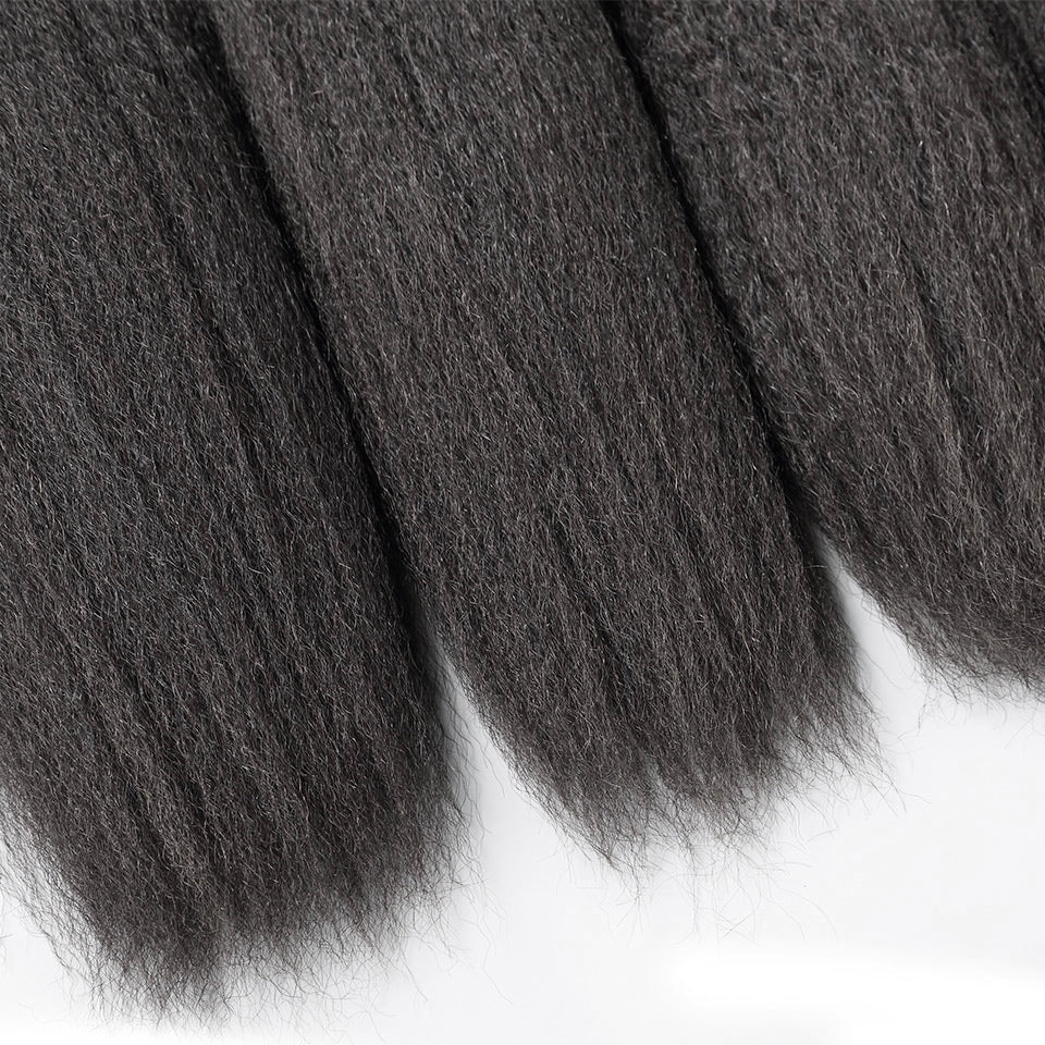 Kinky straight Hair